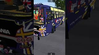 OJES KERLA TOURIST BUS MOD for bus simulator indonesiaScania bus mod for bussid #shorts #bussidmod