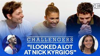  Challengers cast Zendaya, Josh O'Connor & Mike Faist discuss everything tennis with Laura Robson