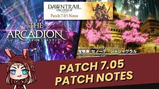 FFXIV Dawntrail: Patch 7.05 Patch Notes Overview