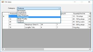 C# Tutorial - How to Populate DataGridView based on Combobox Selection C#.Net | FoxLearn