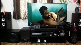 who gives best movie watching experience #Logitech_z906 vs #Sony_ht_IV300