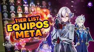 TOP 10 MEJORES TEAMS / TIER LIST de EQUIPOS META pre-NATLAN #GenshinImpact