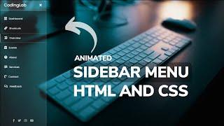 How to Create Sidebar in HTML and CSS