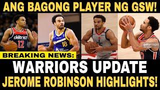 ANG BAGONG SHOOTER AND PLAYMAKER NG WARRIORS! JEROME ROBINSON HIGHLIGHTS | Lodsport TV