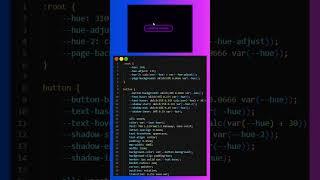 Glowy Button Using HTML CSS #shorts