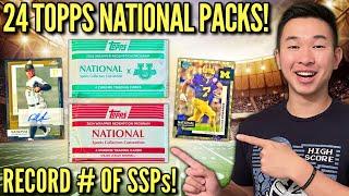 I finally tried the TOPPS CHROME & BOWMAN UNIVERSITY NATIONAL PACKS (RECORD NUMBER OF SSPs)! 