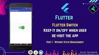 Flutter Switch - keep it on/off when user re-visit the flutter app - using  GetStorage package