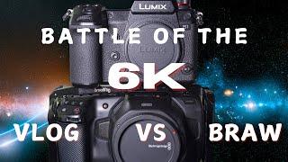 Can Panasonic VLOG Beat Black Magic RAW?