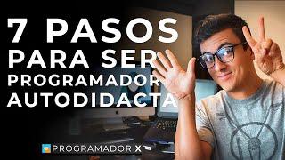 7 pasos para ser programador autodidacta ‍