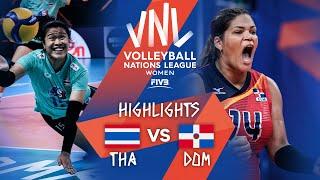 THA vs. DOM - Highlights Week 3 | Women's VNL 2021