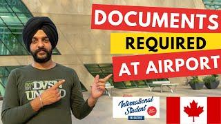 Documents required at Airport Canada | Immigration Questions at airport Canada | CISM India