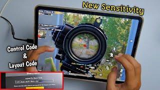 iPad Pro Best Sensitivity settings for Pubg Mobile in 2024| sensitivity and control codesnew update