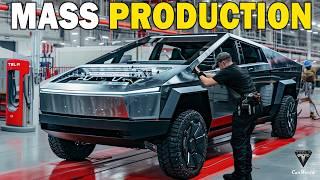 Elon Musk LEAKED ALL-NEW Shock 2025 Cybertruck Updates, 4680 Battery Impression, Mass Production!