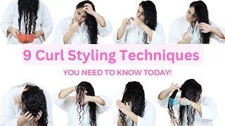 EVERY Curl Styling technique - Explained | Ft. Love Beauty & Planet CURLY Hair range