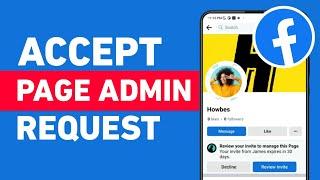 How to Accept Page Admin Request on Facebook