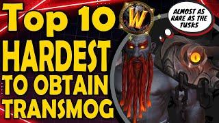 Top 10 Hardest to Obtain Transmogs