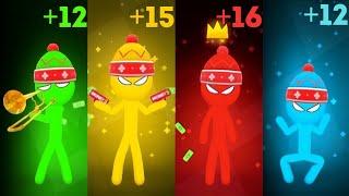 The Stickman  MiniGames Random Gameplay- Stickman Party 1 2 3 4 Player  | Mr Oscar #minigames