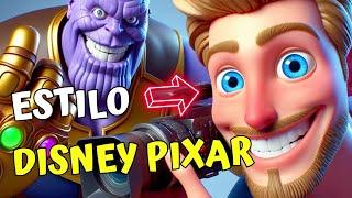  Como Crear Imágenes con IA GRATIS [Estilo Disney PIXAR]  Muy Fácil y Paso a Paso