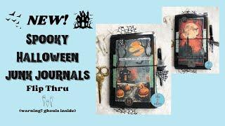 Spooky Halloween Junk Journals Filled with Fun & Spooky Halloween Ephemera #junkjournals