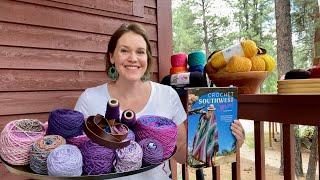 Yarn giveaway!  Win a kit to make an Artisan Market Basket from Crochet Southwest Spirit