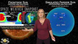 The Biggest X-flare Yet Shooting Blanks | Space Weather News 24 February 2024