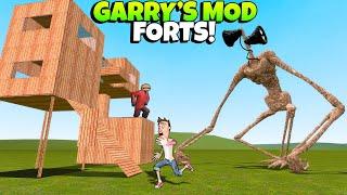 Can SIREN HEAD Get Inside Our Fort in Garry's Mod?