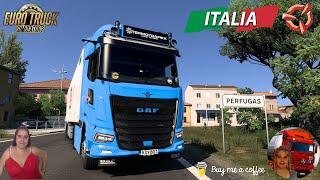 Euro Truck Simulator 2(1.53) Jasper's DAF 2021 Delivery Cagliari to Perfugas Sardegna + DLC's & Mods