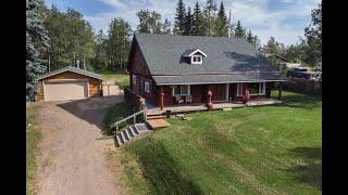 Spacious Log Home by Antler Lake - Rural Strathcona County, Alberta