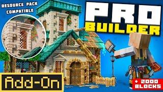 PRO BUILDERS ADDON Brings 2000+ NEW Blocks to Minecraft Bedrock Edition