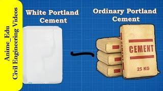 What is white Portland cement? // What are white Portland cement uses? //