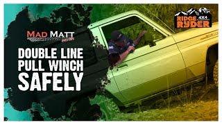 How To Double Line Pull Winch Safely // Ridge Ryder with MadMatt