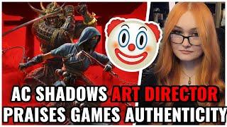 Assassins Creed Shadows Art Director PRAISES Games Authenticity  Ubisoft Is PANICKING