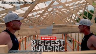 Construction ASMR: Biggest Building Ever Truss Install