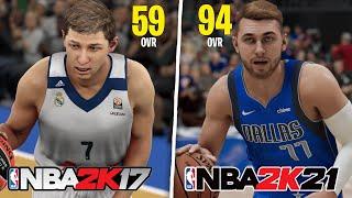 Scoring With Luka Doncic In Every NBA 2K! (NBA 2K17 - NBA 2K21)