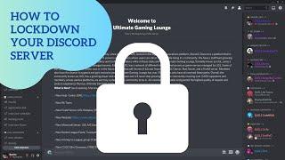 How to completely lock down your discord!