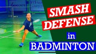 LEARN SMASH DEFENSE in BADMINTON- Defend yourself against a smash confidently #badminton #defense