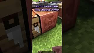 How To Make Chiseled Copper in Minecraft Java #minecraft   #minecrafttutorial