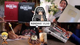 a special unboxing, book hauls and reading updates  VLOG