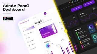 Admin Panel Dashboard ui bright | dark theme #dashboarddesign #uxuidesign #dashboardui