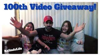 KalindsLife 100th Video Gift Card Giveaway!