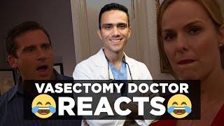 Vasectomy Doctor REACTS to The Office Clip - Snip Snap, Snip Snap