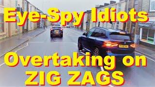 Eye-Spy Idiots Overtaking on ZIG ZAGS