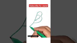 Draw a bird using the numbers 1 to 7 #shorts #reels #viral #trending #ytshorts #shahsdraws