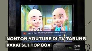 Cara nonton YouTube di TV Tabung pakai Set Top Box Tv Digital