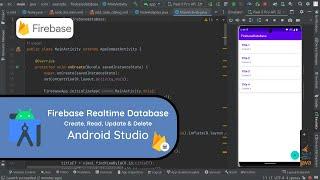 Firebase Realtime Database CRUD Tutorial Android studio java 2023