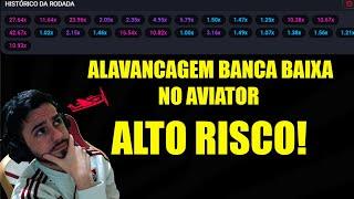 SUBINDO BANCA BAIXA NO AVIÃOZINHO NO MODO INSANO, VÁRIAS ENTRADAS DE ALTO RISCO!