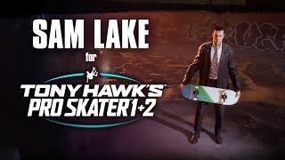 Tony Hawk's Pro Skater 1 + 2 but Sam Lake is in a computer game
