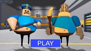 Escaping from a BARRY'S PRISON RUN! And BECAME a DUNGEON COP #Roblox