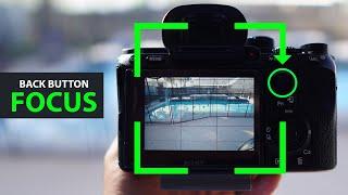 How To Setup BACK BUTTON FOCUS Sony a7iii alpha camera menu