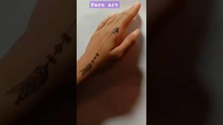 how to draw Arrow tattoo | step by step on hand | #shorts #viral #tattoo #art #hand #arrowtattoo